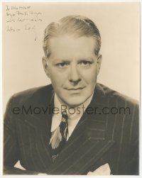 2h0899 NELSON EDDY signed deluxe 7.5x9.5 still 1941 head & shoulders portrait of the MGM singer/actor!