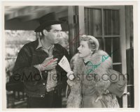 2h0900 NEVER A DULL MOMENT signed 8x10 still 1950 by BOTH Irene Dunne AND Fred MacMurray!