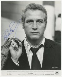 2h0914 PAUL NEWMAN signed 7.75x9.75 still 1970 great close-up image wearing suit and tie in WUSA!