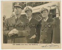 2h0928 RALPH BELLAMY signed 8.25x10 still 1941 with Errol Flynn and Fred MacMurray in Dive Bomber!