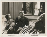2h0931 RAYMOND MASSEY signed 8x10 still 1948 great scene from Mourning Becomes Electra!