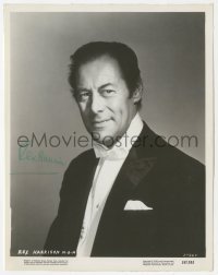 2h0934 REX HARRISON signed 8x10.25 still 1958 looking dapper close-up in The Reluctant Debutante!