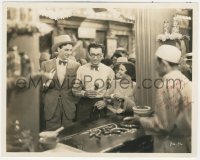 2h0955 ROUBEN MAMOULIAN signed 8x10 still 1931 candid at hotdog stand w/Gary Cooper & Sylvia Sidney!