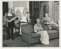 2h0957 RUTH CLIFFORD signed stage play 8x10 still 1940s with Don Defore, Ruth Clifford and cast!
