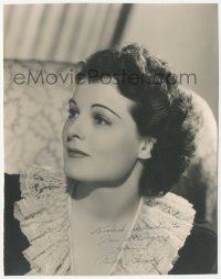 2h0958 RUTH HUSSEY signed deluxe 7.5x9.5 still 1940s head & shoulders portrait of the pretty actress!
