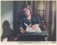 2h0965 SHELLEY WINTERS signed color 8x10 still #8 1971 with bunny in What's The Matter With Helen!