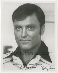 2h0972 STACY KEACH signed 8x10 still 1960s youthful head & shoulders portrait of the handsome star!