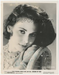 2h0977 SUSAN STRASBERG signed 8x10 still 1961 close up of the sexy actress from Scream of Fear!