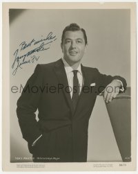 2h0984 TONY MARTIN signed 8x10 still 1955 great waist-high portrait in suit for Hit The Deck!