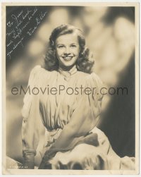 2h0995 VERA-ELLEN signed deluxe 8x10 still 1940s smiling portrait of the pretty singer/dancer/actress!