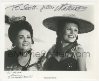 2h1002 W.C. FIELDS & ME signed 8x10 still 1976 by BOTH Valerie Perrine AND Carlotta Monti!