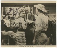 2h1011 YVETTE VICKERS signed 9.75x9.25 still 1958 dancing in club in Attack of the 50 Ft. Woman!