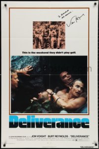 2h0263 DELIVERANCE signed 1sh 1972 by cinematographer Vilmos Zsigmond, John Boorman classic!