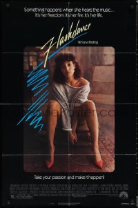 2h0265 FLASHDANCE signed 1sh 1983 by sexy Jennifer Beals, take your passion and make it happen!
