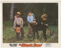 2h0408 BISCUIT EATER signed LC 1972 by Johnny Whitaker, who's with George Spell & dog, Walt Disney!