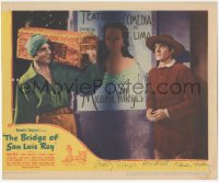 2h0420 BRIDGE OF SAN LUIS REY signed LC 1944 by Francis Lederer, who's with Tamiroff by cool poster!