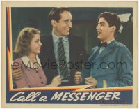 2h0423 CALL A MESSENGER signed LC 1939 by Victor Jory, who's with Billy Halop & Mary Carlisle!