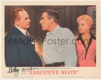 2h0439 EXECUTIVE SUITE signed LC #5 R1962 by Shelley Winters, who's w/Paul Douglas & Fredric March!