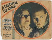 2h0440 FAREWELL TO ARMS signed LC 1932 by Helen Hayes, who's close up with young Gary Cooper!