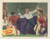 2h0442 FIGHTING O'FLYNN signed LC #8 1949 by Douglas Fairbanks Jr., who's fighting two men at once!