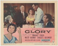 2h0448 GLORY signed LC #7 1956 by Margaret O'Brien, who's with Walter Brennan, Greenwood & others!