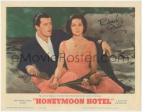 2h0457 HONEYMOON HOTEL signed LC #3 1964 by Robert Goulet, singing Love Is Oh So Easy to Nancy Kwan!