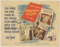 2h0377 IMITATION OF LIFE signed TC 1959 by Troy Donahue, who's with Lana Turner & Sandra Dee!