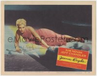 2h0465 JEANNE EAGELS signed LC #8 1957 by Kim Novak, best sexy full-length portrait laying on floor!