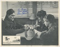 2h0472 LAST PICTURE SHOW signed LC #2 1971 by Ben Johnson, who's in diner with Timothy Bottoms!