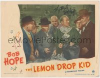 2h0474 LEMON DROP KID signed LC #6 1951 by Bob Hope, wacky Bob Hope in drag w/bag of money!