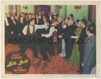 2h0481 LULU BELLE signed LC #6 1948 by George Montgomery, who's punching guy at fancy party!