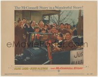2h0488 McCONNELL STORY signed LC #6 1955 by June Allyson, who just got married to Alan Ladd!