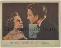 2h0498 OPPOSITE SEX signed LC #8 1956 by June Allyson, who knows about Leslie Nielsen's secret love!