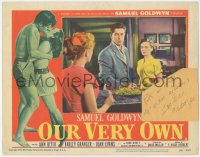 2h0499 OUR VERY OWN signed LC #3 1950 by Farley Granger, who looks guilty with Ann Blyth!
