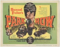 2h0382 PARK ROW signed TC 1952 by Gene Evans, newspaper movie directed by Sam Fuller!