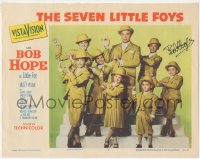 2h0535 SEVEN LITTLE FOYS signed LC #7 1955 by Bob Hope, who's performing with his seven children!