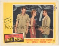 2h0542 SOUTH PACIFIC signed LC #7 1959 by John Kerr, who's w/Rossano Brazzi & Mitzi Gaynor by plane!