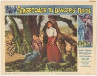 2h0543 STAGECOACH TO DANCERS' ROCK signed LC #1 1962 by Warren Stevens, who's in desert w/Judy Dan!