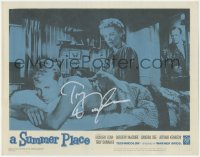2h0548 SUMMER PLACE signed LC #4 R1963 by Troy Donahue, who's with Dorothy McGuire & Arthur Kennedy!