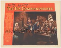 2h0552 TEN COMMANDMENTS signed LC #2 1956 by Debra Paget, who's w/ John Carradine & Charlton Heston!