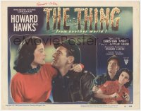 2h0558 THING signed LC #3 1951 by Kenneth Tobey, best close up with sexy Margaret Sheridan!