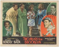 2h0563 TWO MUGS FROM BROOKLYN signed LC #5 1949 by Grace Bradley, Hal Roach compilation comedy!