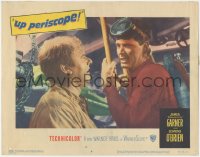 2h0567 UP PERISCOPE signed LC #5 1959 by James Garner, who's wearing diving gear with Alan Hale Jr.!