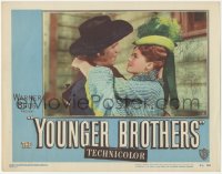 2h0578 YOUNGER BROTHERS signed LC #8 1949 by Janis Paige, who's hugging outlaw Wayne Morris!