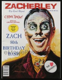 2h0329 JOHN ZACHERLE signed vol 1 no 1 magazine 1998 1st issue of Zacherley, great Basil Gogos art!