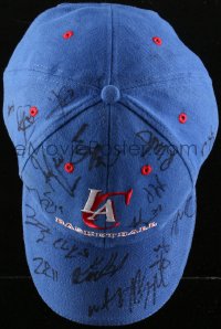 2h0588 LOS ANGELES CLIPPERS signed hat 2000s by the complete basketball team!