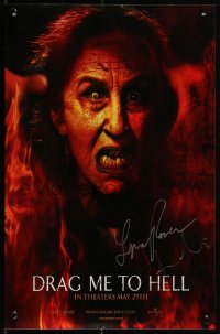 2h0142 DRAG ME TO HELL signed mini poster 2009 by Lorna Raver, horror directed by Sam Raimi!