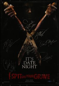 2h0138 I SPIT ON YOUR GRAVE signed teaser 17x25 special poster 2010 by the director & SIX more!
