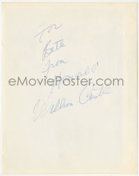 2h1009 WILLIAM CASTLE signed 8x10 still 1961 Breslin holding knife by wheelchair woman in Homicidal!