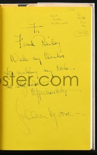 2h0221 COLLEEN MOORE signed hardcover book 1968 on her autobiography Silent Star Colleen Moore!